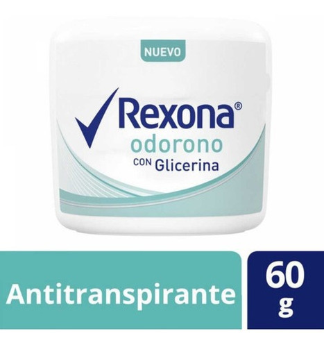 Rexona Odorono Con Glicerina Antitranspirante En Crema X60g