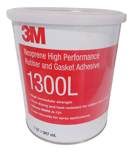 Adhesivo De Neopreno Para Juntas Y Caucho 3m 1300l 947ml Amarillo