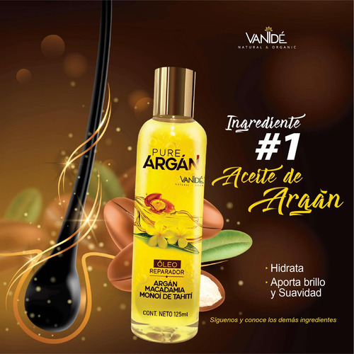Óleo Reparador Pure Argán 2 Piezas