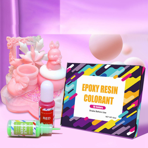 16 Uds Resina Epoxi Color Tinte Colorante Vela Hacer 10ml