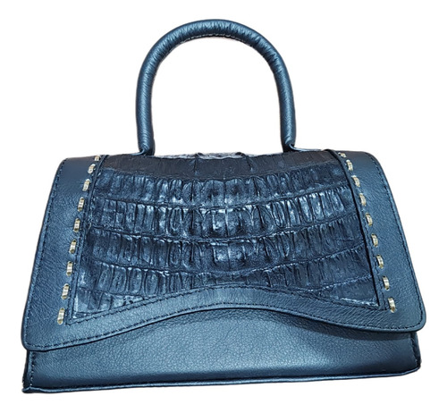 Bolso Mujer Piel Exotica Original Cocodrilo Serpiente Mantar