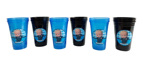 Vasos Jefe En Pañales Cumpleaños Descartables 