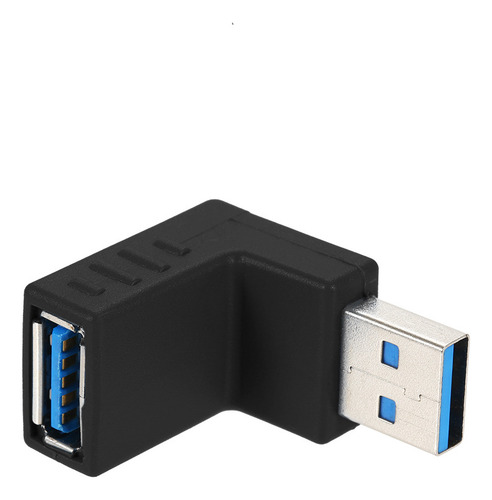 Adaptador Usb 3.0 De Ángulo Recto: Conector Macho A Hembra D