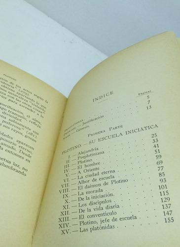 Plotino. Su Escuela Iniciatica Y Su Filosofia. (Usado)