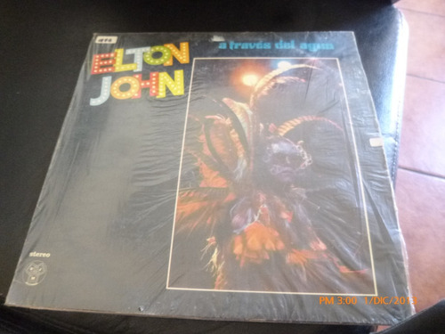 Vinilo Lp De Elton John - A Traves Del Agua (u585