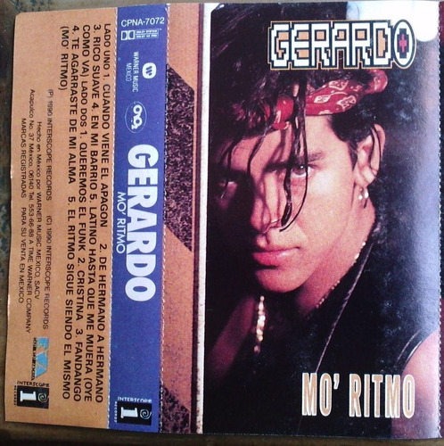 Gerardo Mo Ritmo Cassette Rarisimo 1990 C/ Booklet 