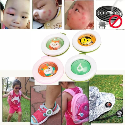 20 Unidades De Botón Repelente De Mosquitos Seguro Para Bebé