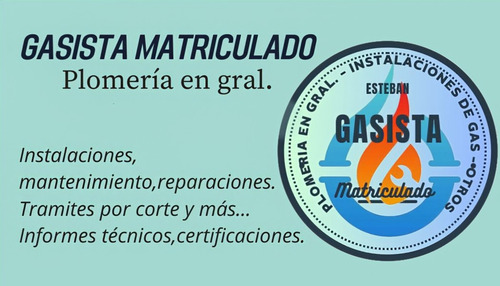 Plomero - Gasista Matriculado