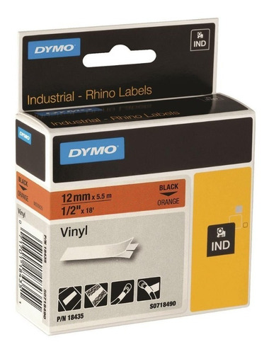 Cinta Vinilo Rhino 12mmx5.5m P/rotulador Rhino Y Label Manag