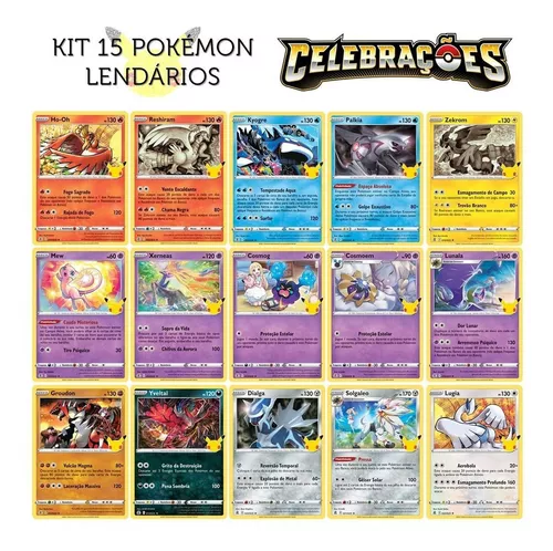 Deck cartas pokemon lendarias