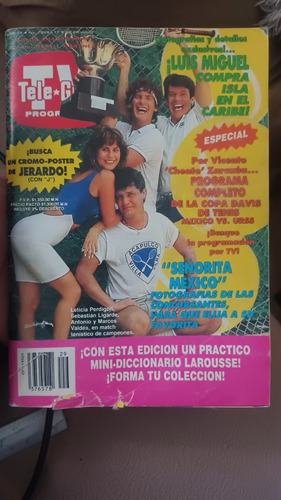 Señorita México 1989, Luis Miguel, Jerardo Revista Tele-guía