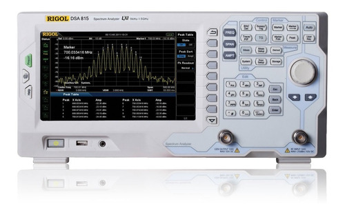 Rigol Dsa815-tg Analizador De Espectro 1.5ghz Tracking Gen.