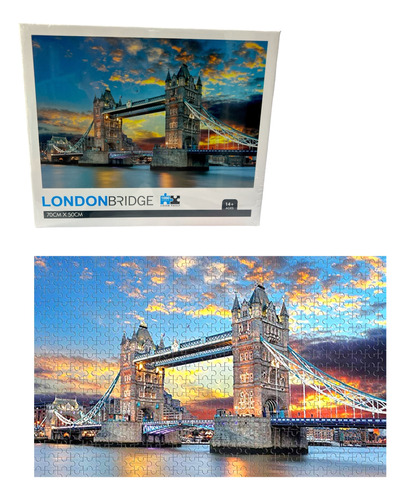 Rompecabezas Puzzle 1000 Pieza Tower Bridge + Atardecer Y ++