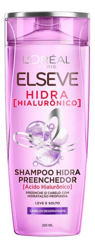 Kit 2 Shampoos Hidra Hialurônico Elseve 200ml