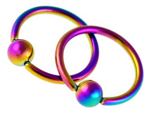 2 Pares De Brincos De Piercing Na Sobrancelha, 16g, 4mm,
