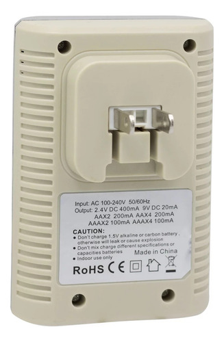 Cargador -pilas/baterías Recargables 9v/aa/aaa Pk8175 Pkcell