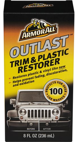 Armor All Outlast Trim Y Plastic Restorer 8 Fl Oz