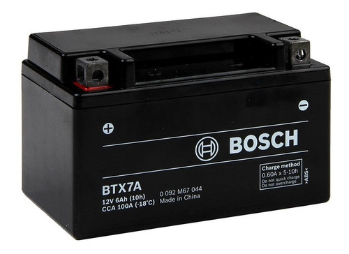 Batería Bosch Btx7a / Ytx7a-bs San Isdro Gilera Motomel