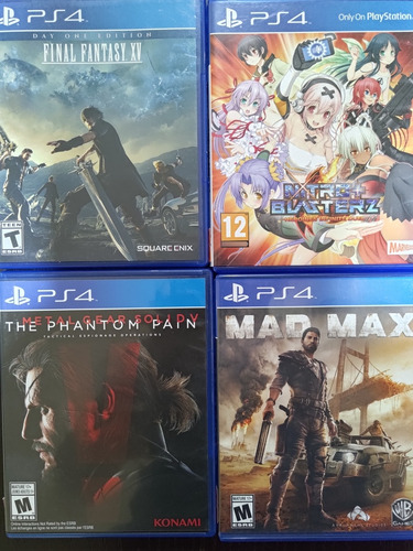 Nitro Blasterz Final Fantasy Madmax Metalgear Ps4