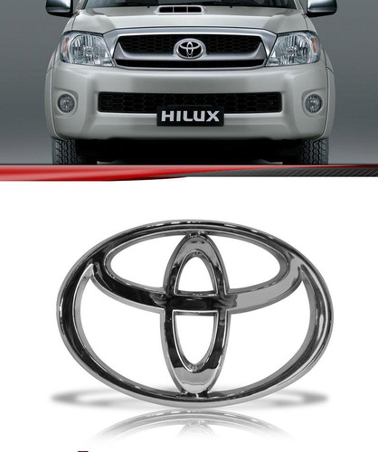 Emblema Logomarca Grade Toyota Hilux 2005 2006 2007 2008 200
