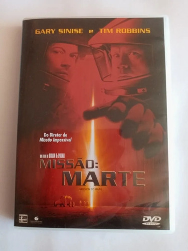 Dvd Missão Marte Gary Sinise Tim Robbins Raríssimo