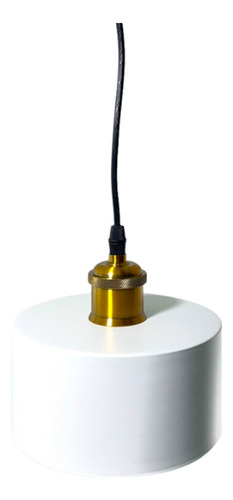 Lámpara Colgante Moderna Blanco Morava E-27 Con Ampolleta