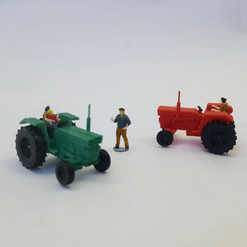 Tractor Escala Ho 1/87. Trenes Maquetas. Imp 3d