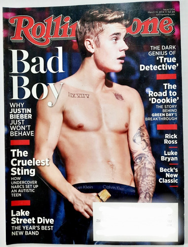 Justin Bieber En La Revista Rolling Stone Usa 2014