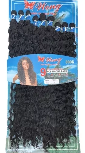 comprar Cabelo Orgânico Cacheado Ondulado Na Tela 80cmu002Fcom 300g.