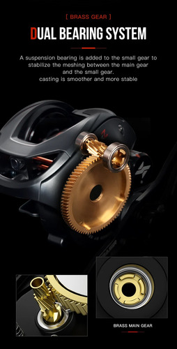 Carretilha Esquerda Seasir Cast-xz 6+1 Rol Drag 9kg 189g