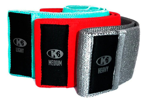 Set Bandas Resistencia De Tela K6