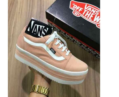 vans feminino sola alta