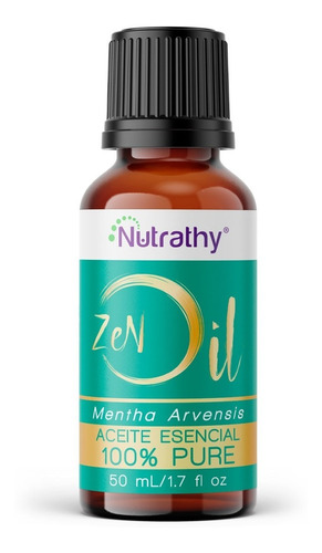 Aceite Esencial 100% Puro De Menta Zenoil Nutrathy 50ml Se