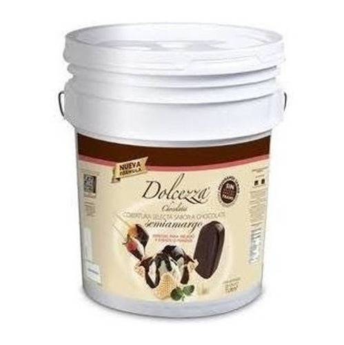 Cobertura De Chocolate Dolcezza P/helados, Paletas. 20kg.