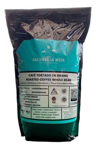 Café Tostado Hacienda La Mesa - Kg a $84500