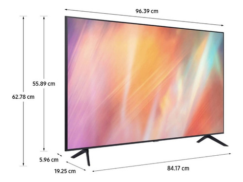 Smart Tv Samsung Series 7 Un43au7000gxzs Led 4k 43