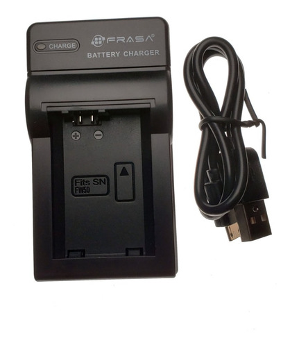 Np-fw50 Cargador De Batería Para Sony A6000, A6500, A7, Nex3