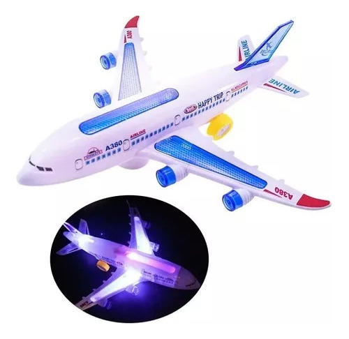 Avion Con Luces Y Sonido Juguete Niños W248-20 Regalo 