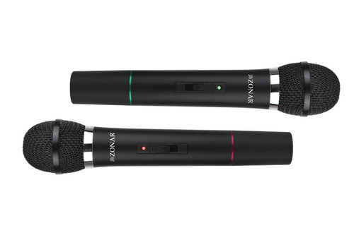 Kit Par Microfonos Inalambricos Profesionales Receptor 6.3mm