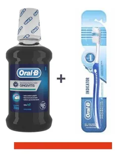 Enjuague Bucal Oral-b Gingivitis Original + Cepillo Dental