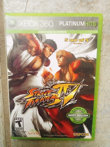 Street Fighter 4 Para Xbox 360 Con Manual