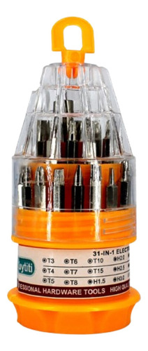 Destornillador Con 31 Puntas Intercambiables Magnetico