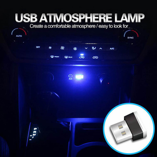 - Luz Ambiental Usb G De 7 Piezas For Coche, Iluminación