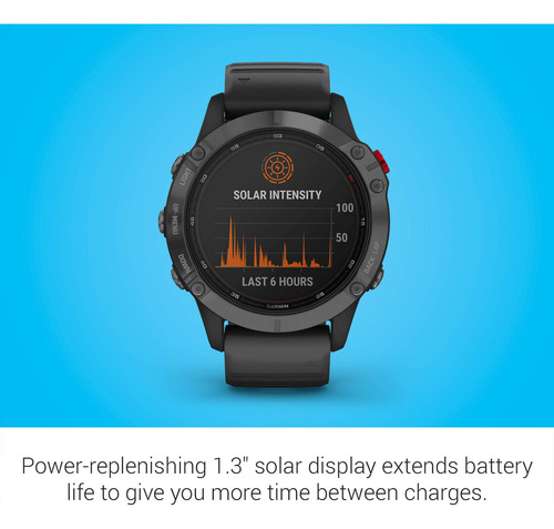Reloj Garmin Fenix 6 Pro Solar Multisport Con Gps, Color Gri