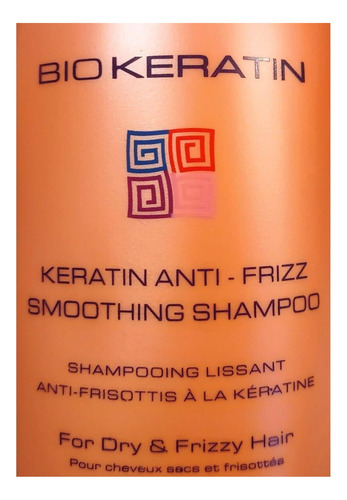 Shampoo Suavizante Anti-frizz Com Queratina Bio Pureoils