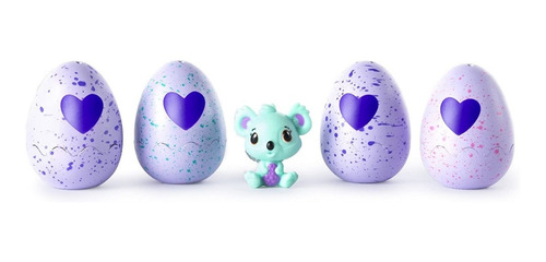 Set De 4 Animales En Huevos Coleccionables Hatchimals