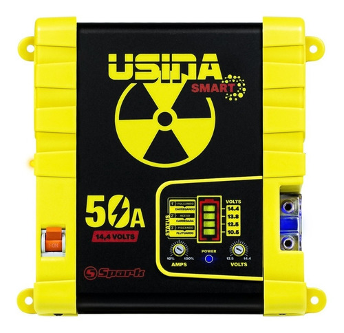 Fonte Usina 50a Plus Battery Meter Carregador Automotiva