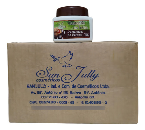 Caixa C/ 12 - Creme Castanha Da India 240g