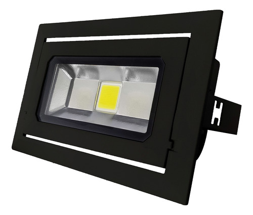 Refletor Led Effect 20w 4000k Luz Branco Neutro 1800lm à prova de água 127/220V Preto Cod: 287050877 Deluxe by Avant