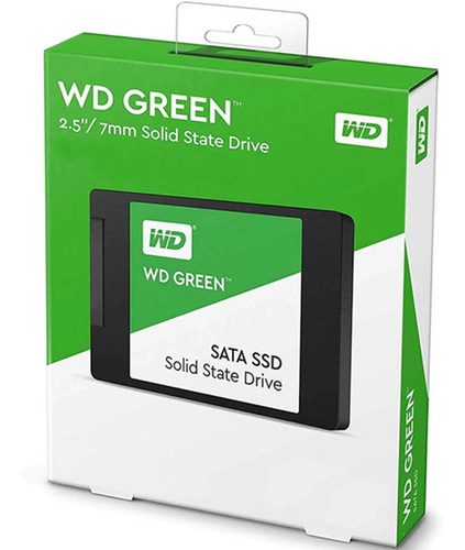 Disco sólido SSD interno Western Digital WD Green WDS200T2G0A 2TB negro